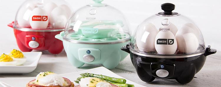 Dash Rapid Egg Cooker Hard-Boils 6 Eggs Without Having To Boil Water - Best Egg cooking gadget