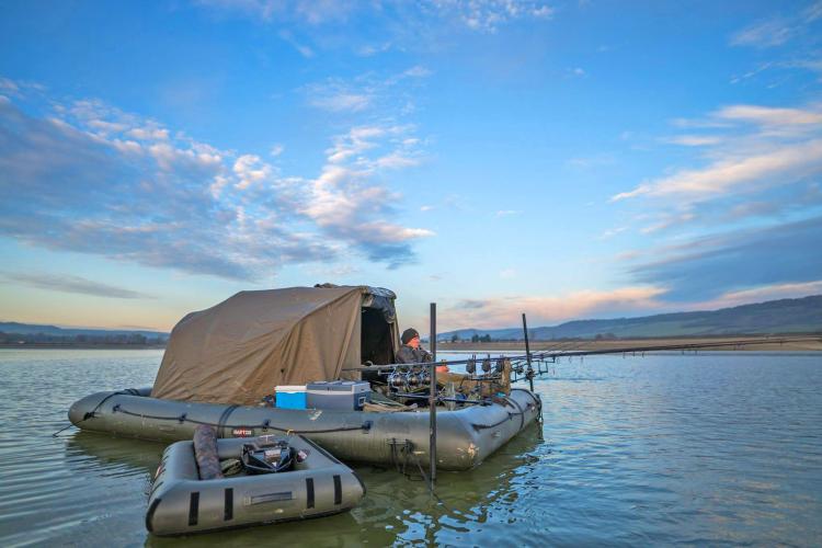 This Giant Floating Fishing Platform Lets You Camp On The Water