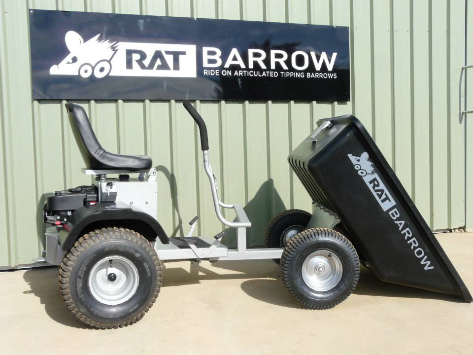 The Rat Barrow Is The World s First Ride On Motorized Wheelbarrow