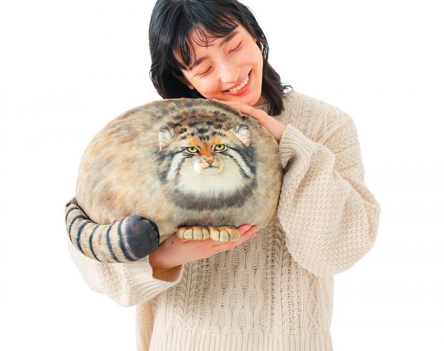 Realistic Chunky Cat Pillow Cushion