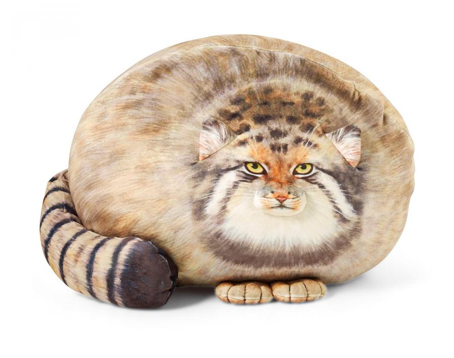 Realistic Chunky Cat Pillow Cushion