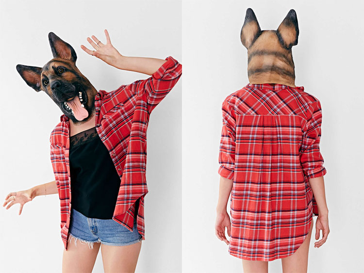 German Shepherd Dog Mask