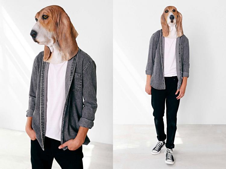 Basset Hound Dog Mask