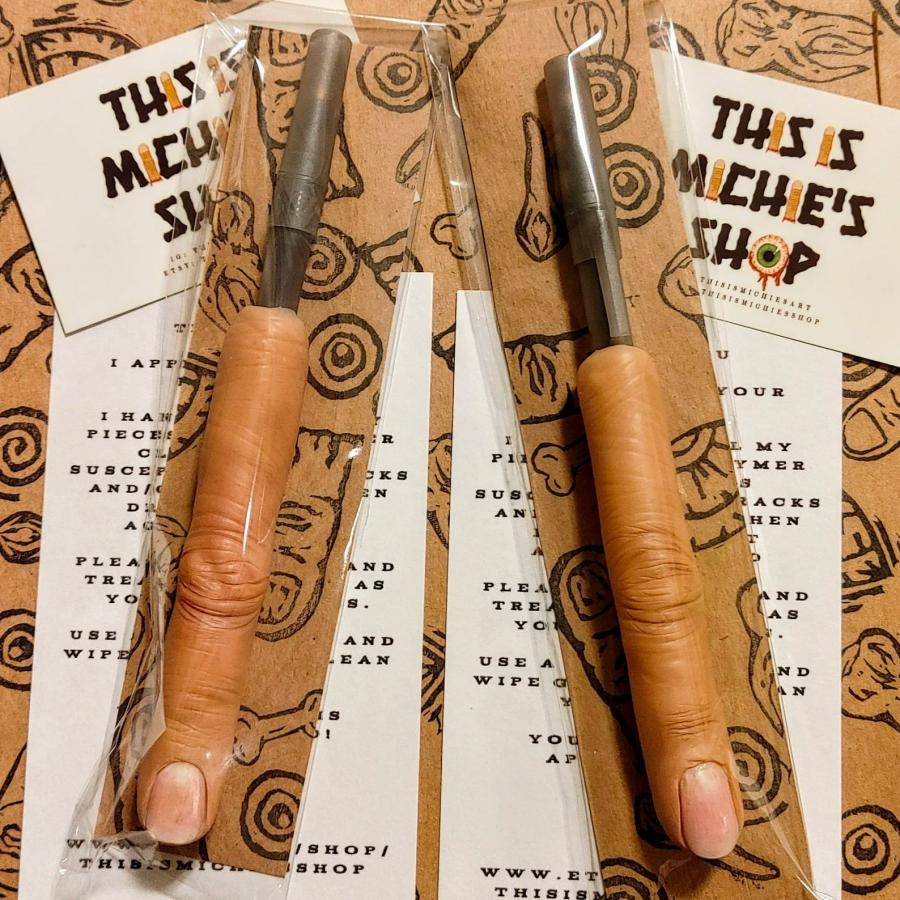 Realistic Finger Pens