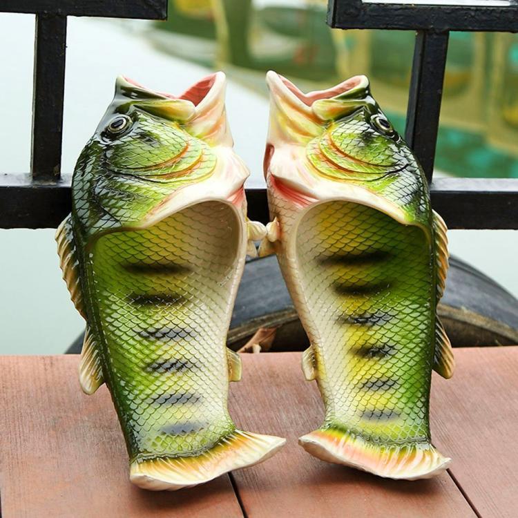 realistic fish sandals 1006