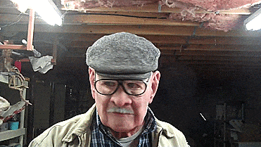 Realistic Old Man Mask - GIF