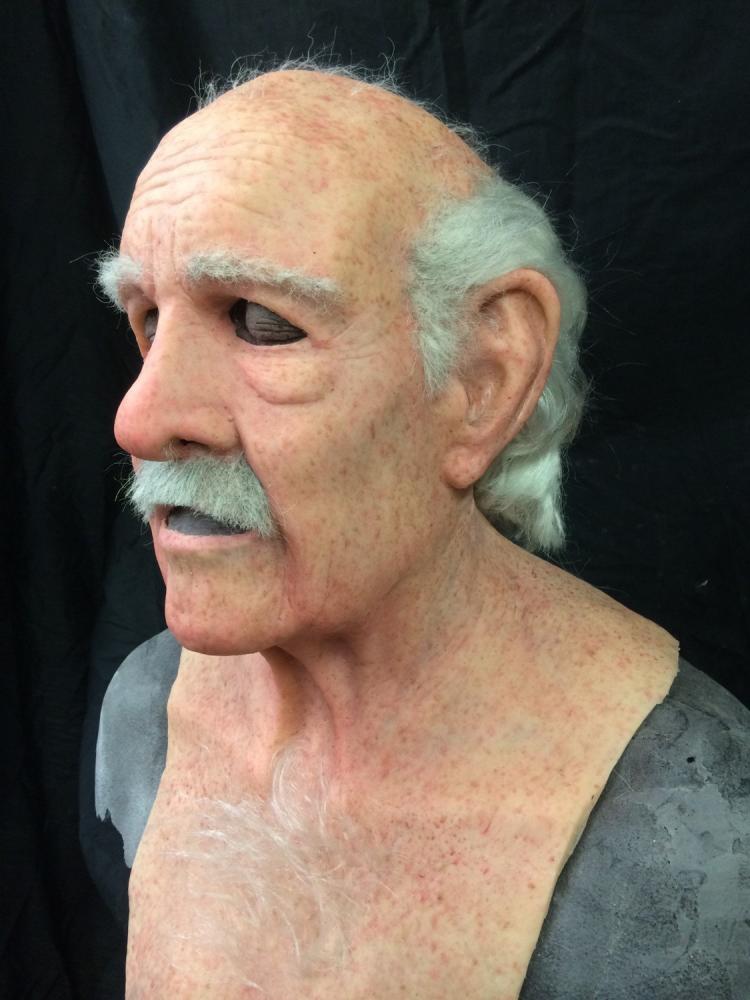 Realistic Old Man Mask