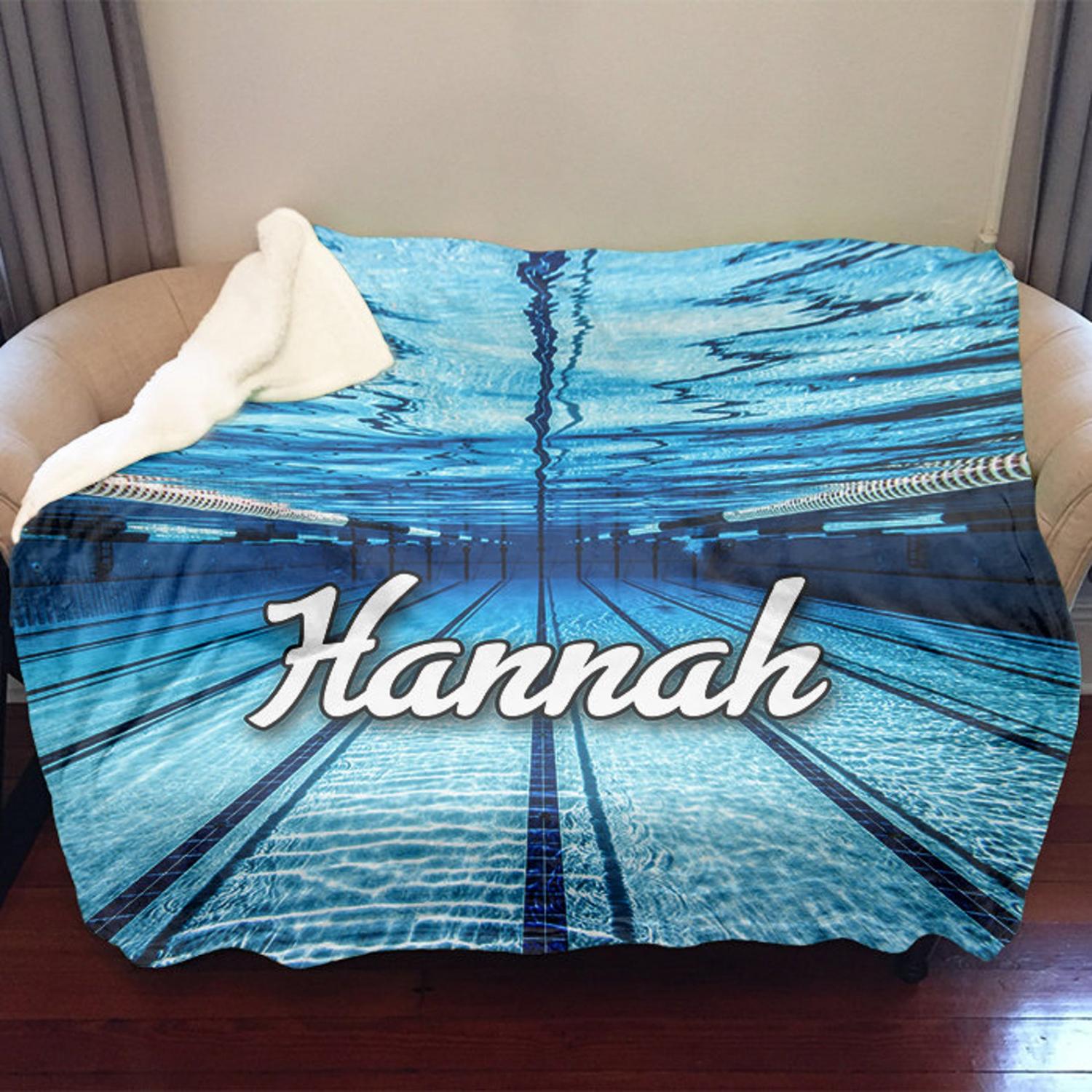 Realistic Swimming Pool Bedding - Olympic pool duvet bed set