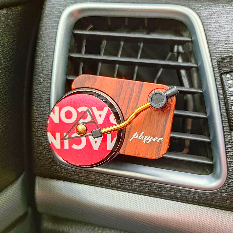 Spinning Record Player Car Air Freshener
