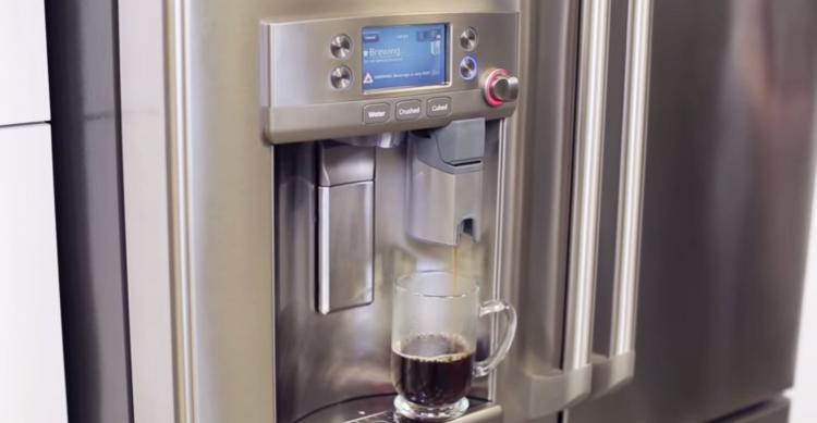 GE Refrigerator with Built-in Keurig Drink Dispenser - Today's Homeowner