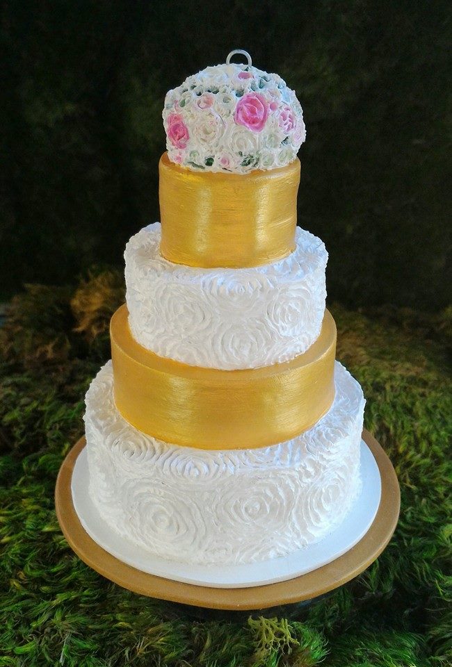 Mini Replica Wedding Cake Ornaments