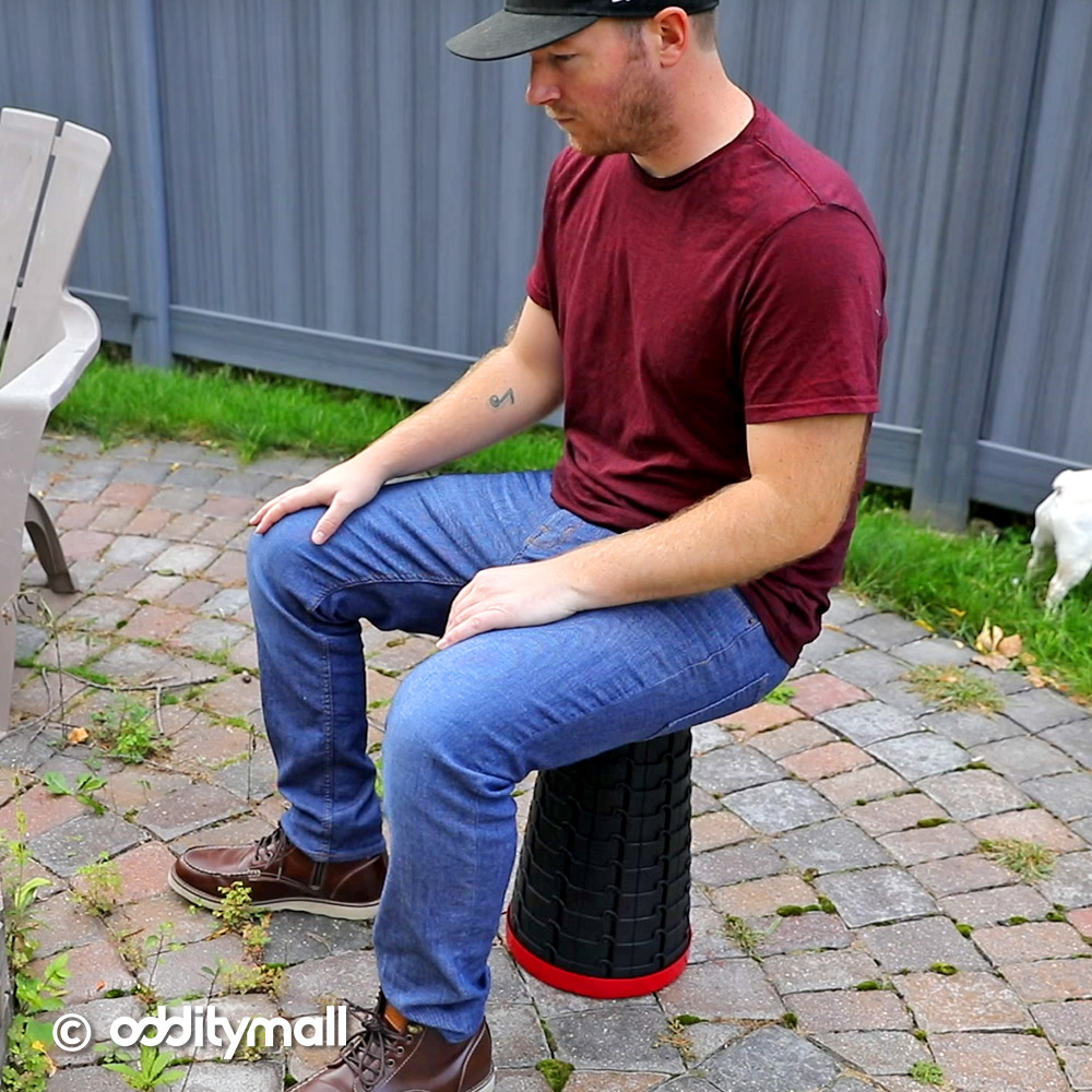 Incredible Collapsing Stool - Retractable Stool Camping Chair
