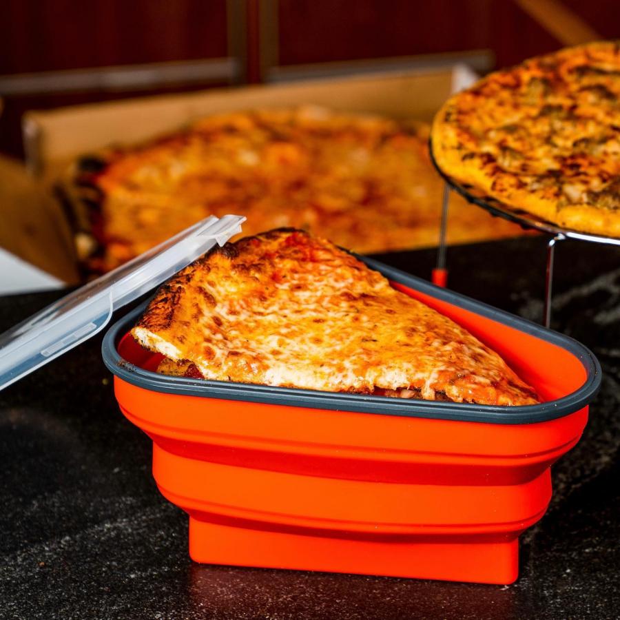 The Perfect Pizza Pack- Collapsible Leftover pizza holder container