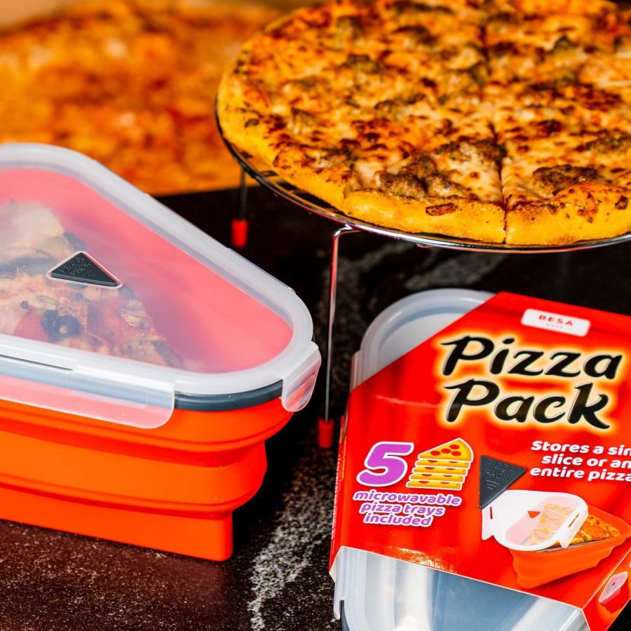 This Collapsible Reusable Pizza Container Is The Perfect Way To