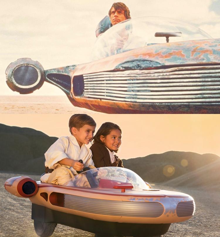 star wars battery operated car