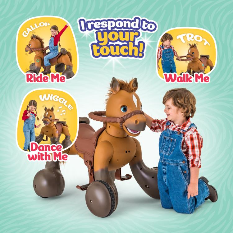 interactive ride on horse