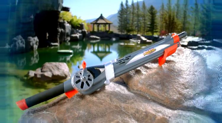 Rocket Fishing Rod Reel Safety Bobber Launcher Pole New Factory Sealed