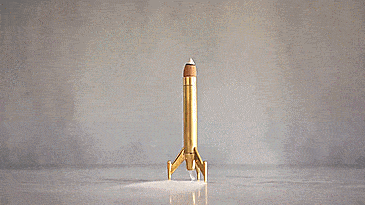 Launch Rocket Ship Incense Burner - Spaceship incense burner