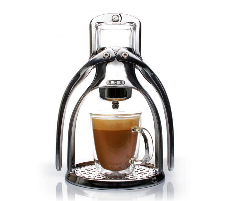 ROK Espresso Maker has a manual non-electric design » Gadget Flow