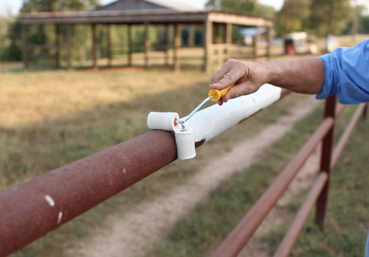Roll-All Dual Paint Roller Helps Paint Fencing, Poles, and Corners