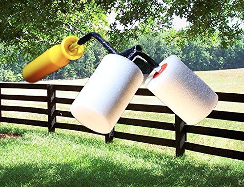 Roll-All Dual Paint Roller Helps Paint Fencing, Poles, and Corners
