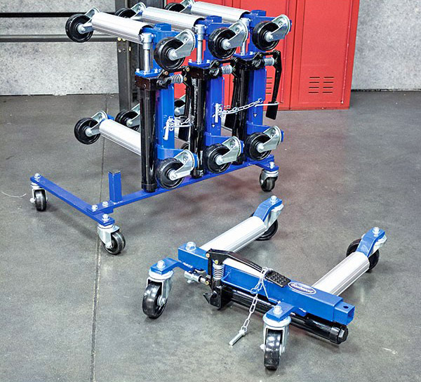 Hydraulic Car Dolly Lets You Move Your Car Around When Jacked Up - Rolling Car Jack