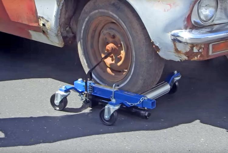 rolling car jack