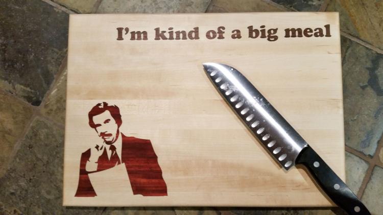 Anchorman - I'm Kind of a Big Meal Cutting Board