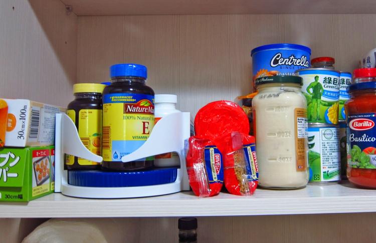 Roto Caddy: Mini Lazy Susan For In Cabinets and The Fridge