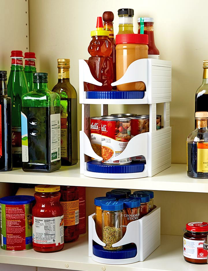 Roto Caddy: Mini Lazy Susan For In Cabinets and The Fridge