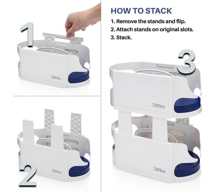 Roto Caddy: Mini Lazy Susan For In Cabinets and The Fridge