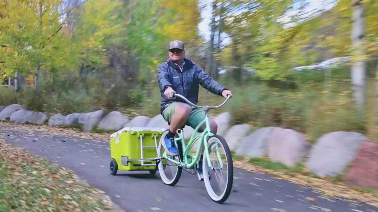 bicycle cooler trailer