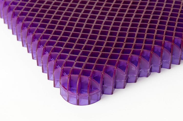 Royal Purple Seat Cushion Distributes Weight; Lets You Sit on Egg