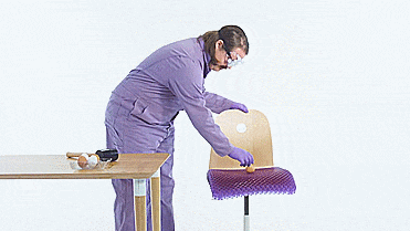 Royal Purple Seat Cusion - Distributes Weight - Sit on an egg without it breaking