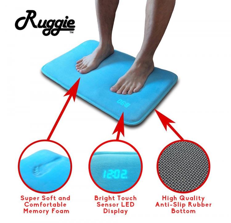 Ruggie Floor Mat Alarm Clock Makes You Step On It To Turn It Off