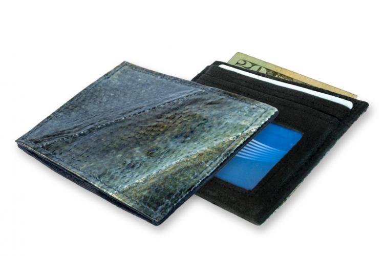 Salmon Wallets - Wallets Made From Real Alaskan Salmon Leather - Fish Scale Wallets