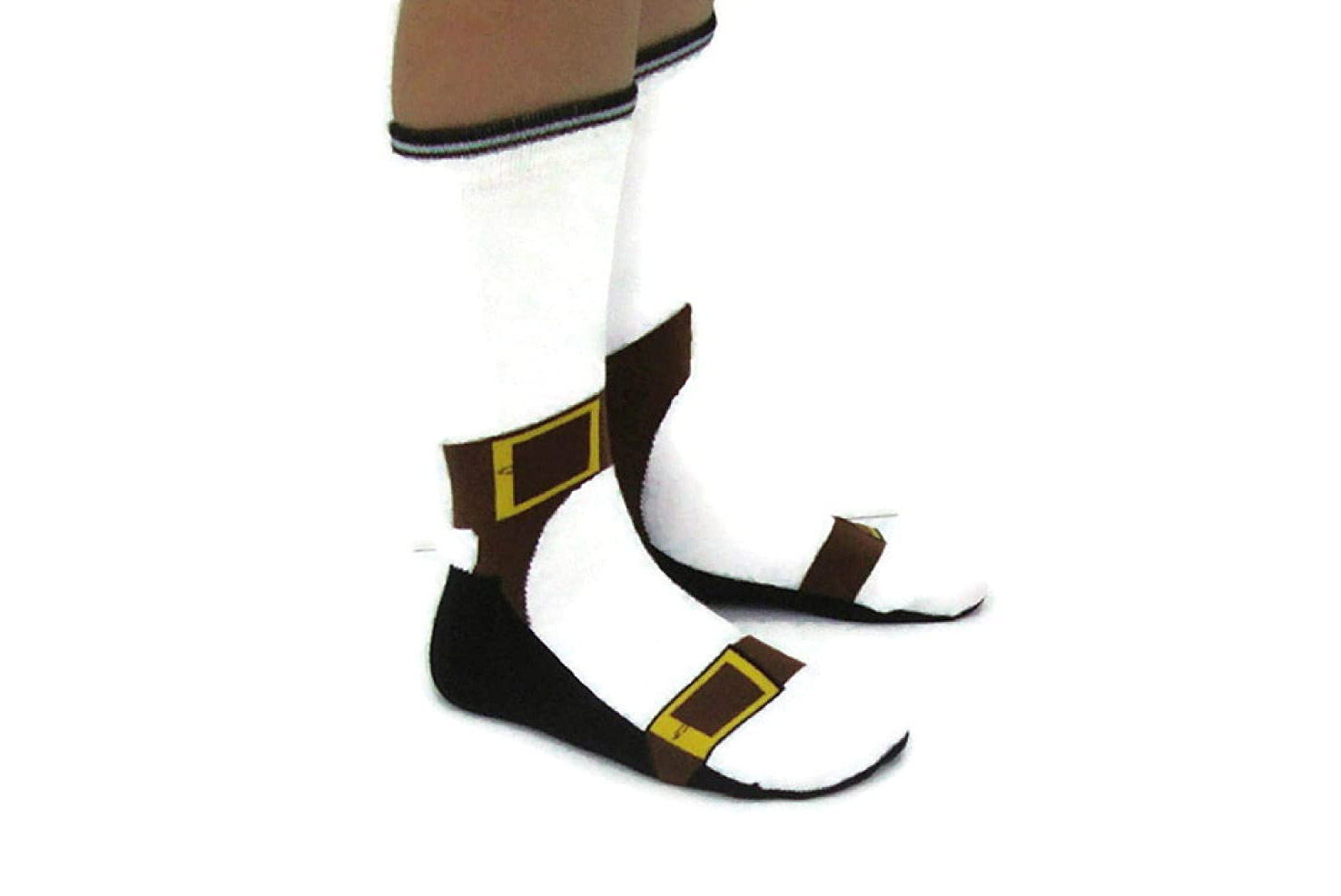 Sandal Socks Make It Look Like You're Wearing Birkenstock Sandals - Fake funny sandal socks