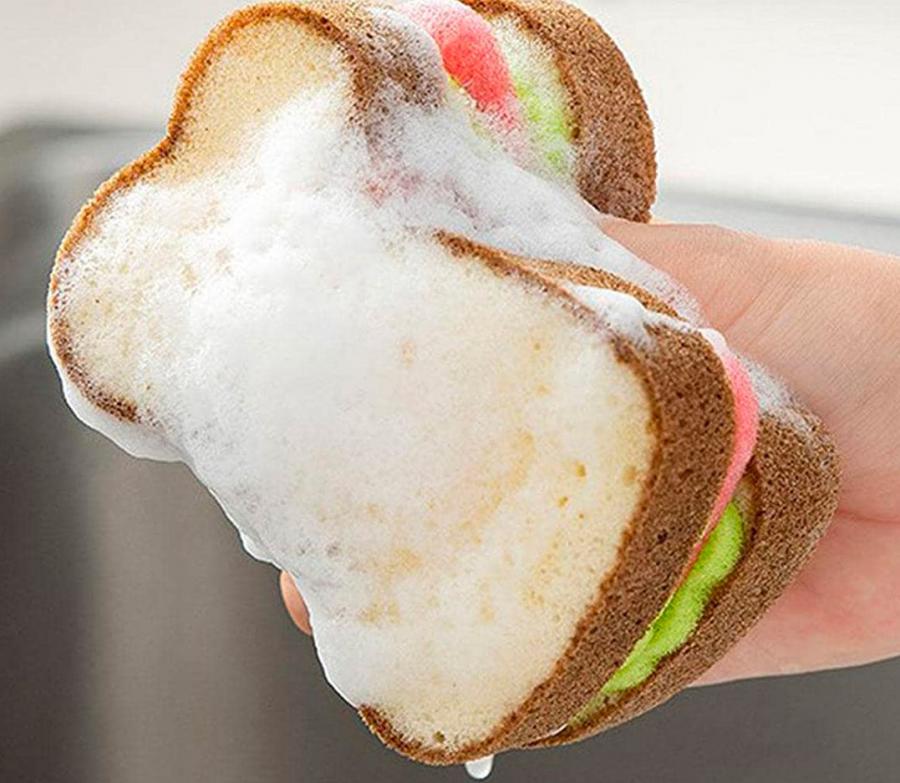 Washable Sandwich Shape Dishwashing Sponges For Pots And - Temu