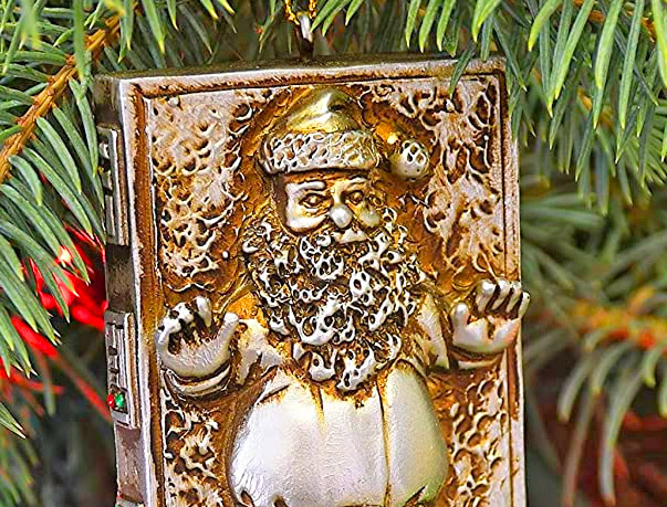 Santa Stuck In Carbonite Christmas Ornament