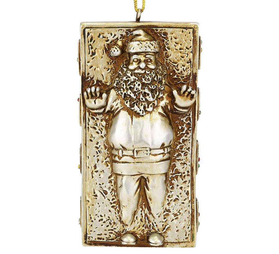 Santa Stuck In Carbonite Christmas Ornament