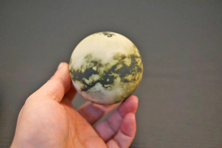 Replica Of Saturn's Moon Titan - 3D printed replica of Saturn's Moon Titan