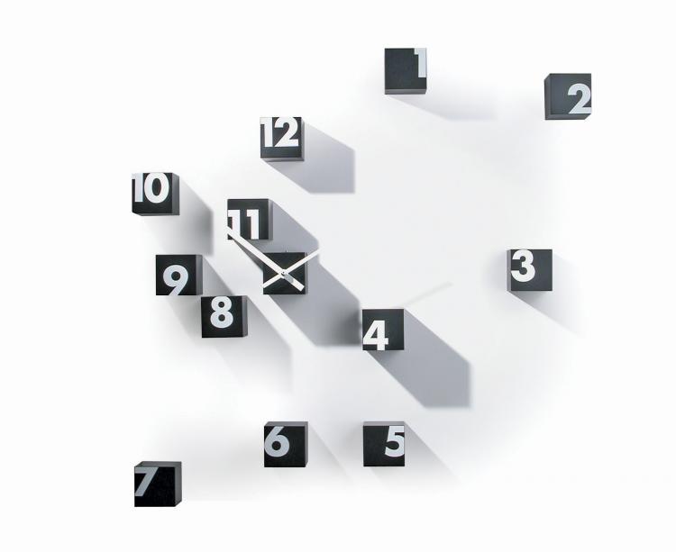 RND_TIME - Scattered Numbers Wall Clock