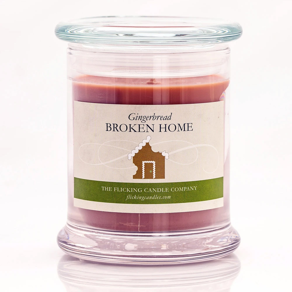 Gingerbread Broken Home Funny Scented Candle