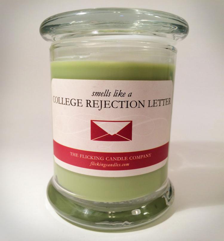 Smells Like a College Rejection Letter Scented Candle