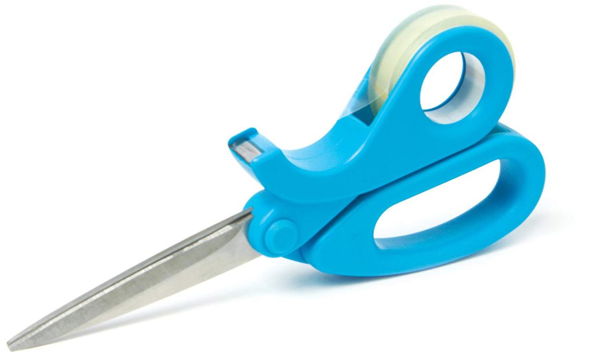 There Are Now Scissors With Tape Built Into The Handle For Easy