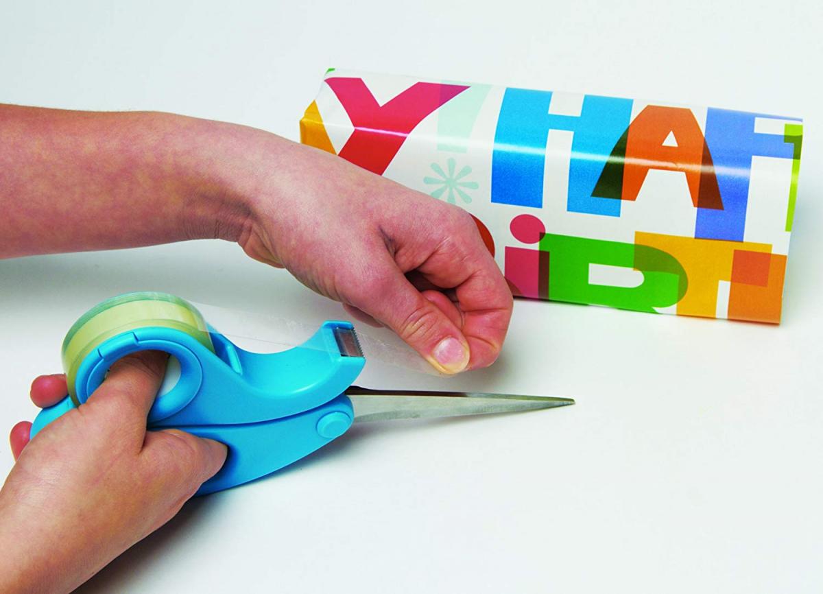 Holiday ScissorTape - Scissors and Tape All-In-One