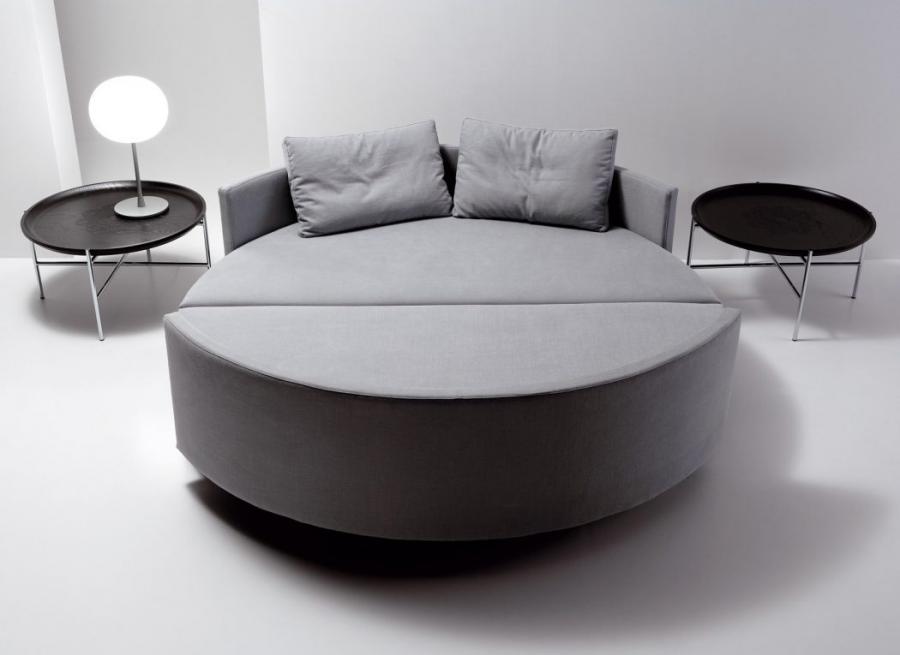 Scoop Bed Circular Bed Transforms Into Two Sofas