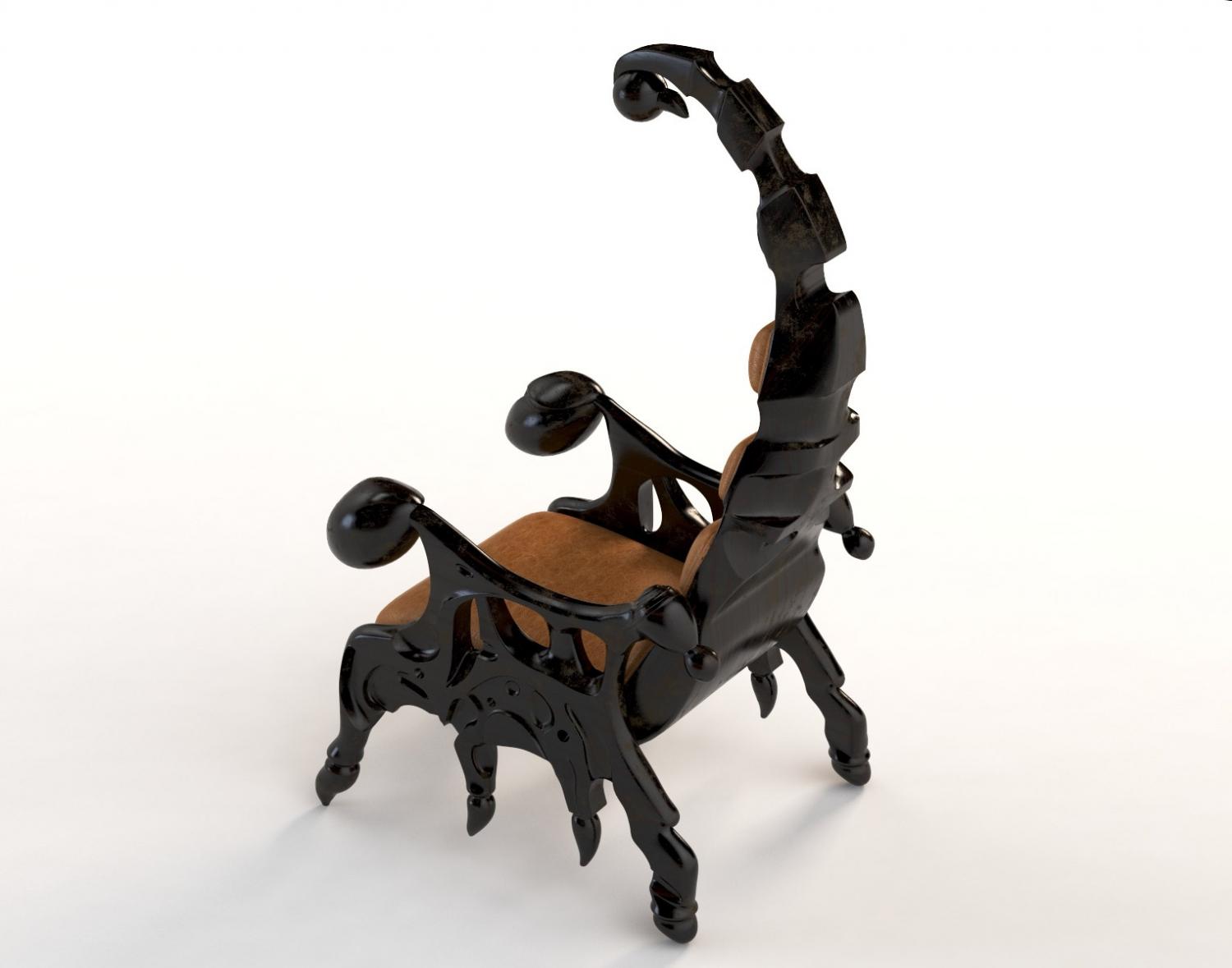 Scorpion Chair - Giant evil villain chair
