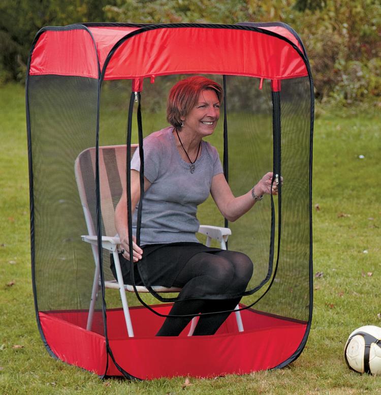 Screened In Chair Tent Protects You From Bugs and Gives You Shade