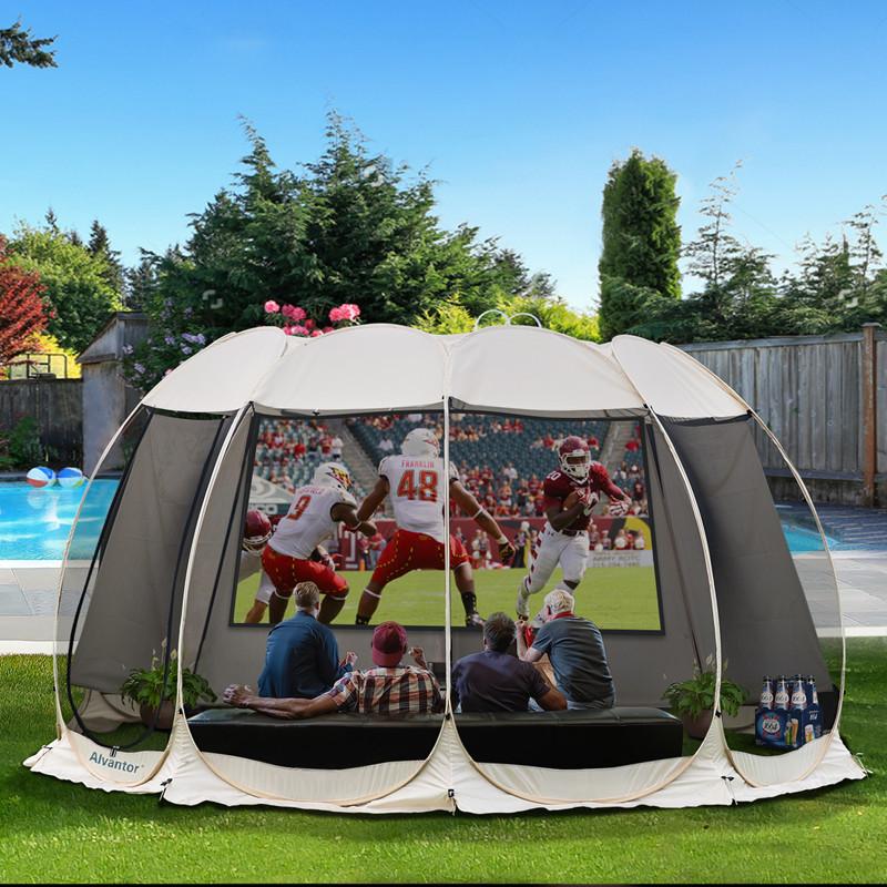 portable screened-in porch - instant pop-up screened tent gazebo